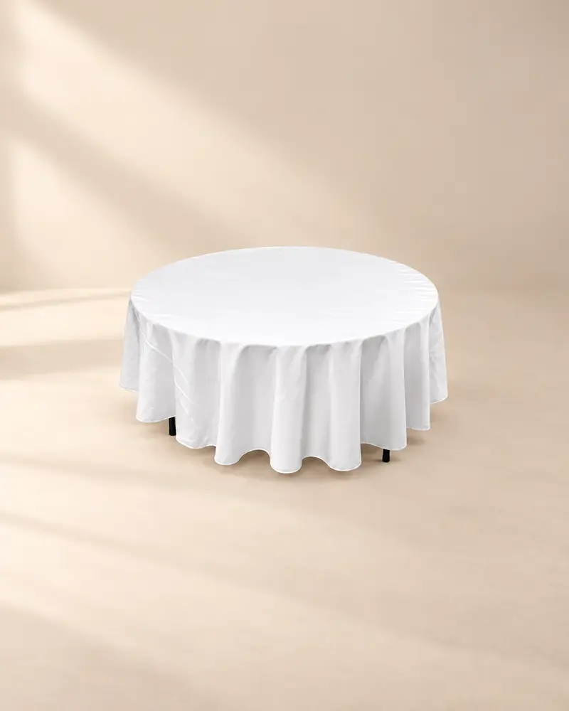 Mantel redondo de 240 cm de diámetro